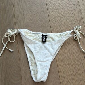 Triangl Cream Towel Terrycloth Bikini Bottom
